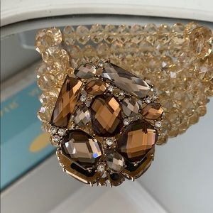 Lori Goldstein LOGO bracelet broach/pin combo!
